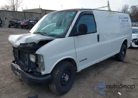 2001 GMC Savana Standard from USA, damaged, VIN 1GTHG35R511226828
